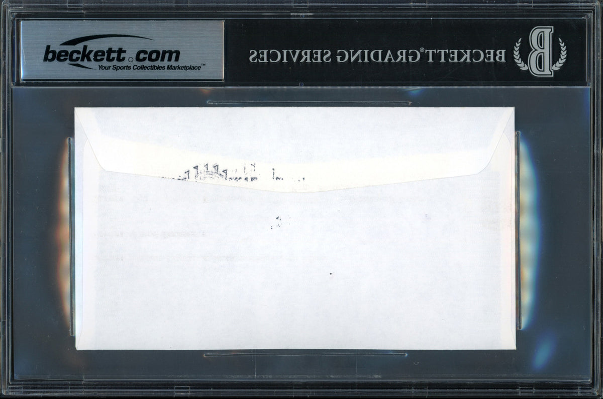 Herb Brooks Autographed First Day Cover 1980 Team USA Miracle on Ice Beckett BAS #17607592