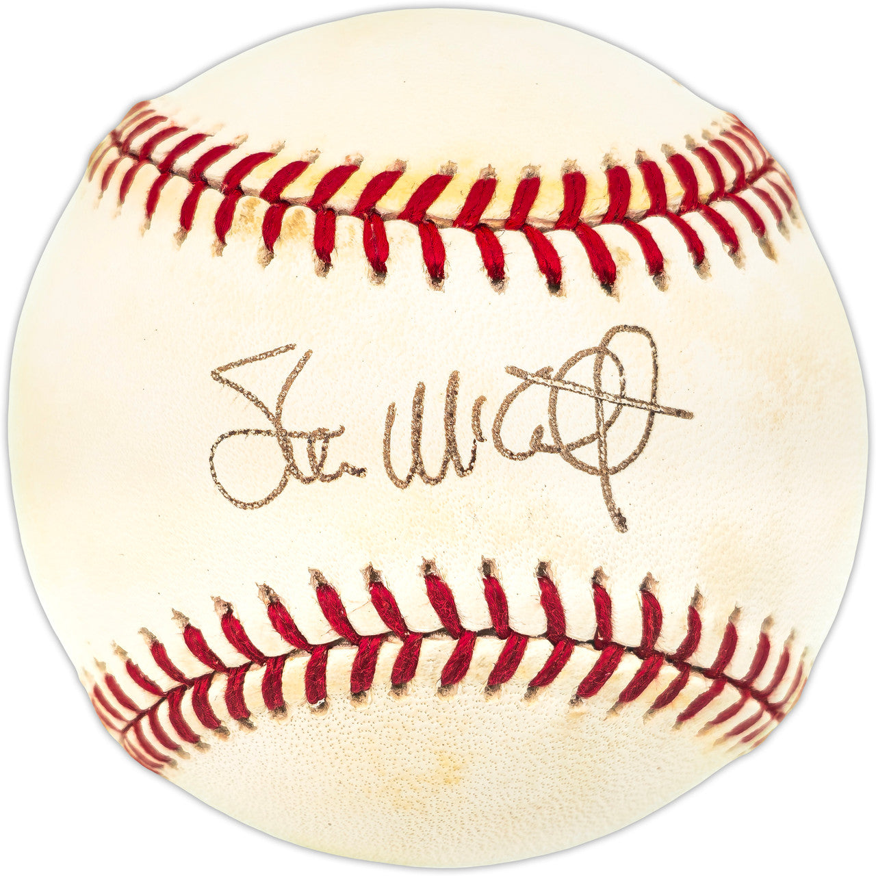 Steve McCatty Autographed Official AL Baseball Oakland A's Beckett BAS QR #BR49766