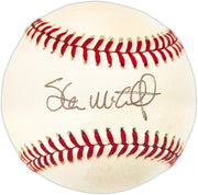 Steve McCatty Autographed Official AL Baseball Oakland A's Beckett BAS QR #BR49769