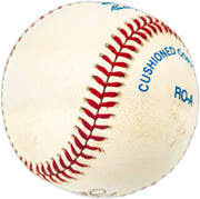 Steve McCatty Autographed Official AL Baseball Oakland A's Beckett BAS QR #BR49769