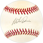 Mike Davis Autographed Official AL Baseball Oakland A's, Los Angeles Dodgers Beckett BAS QR #BR49772