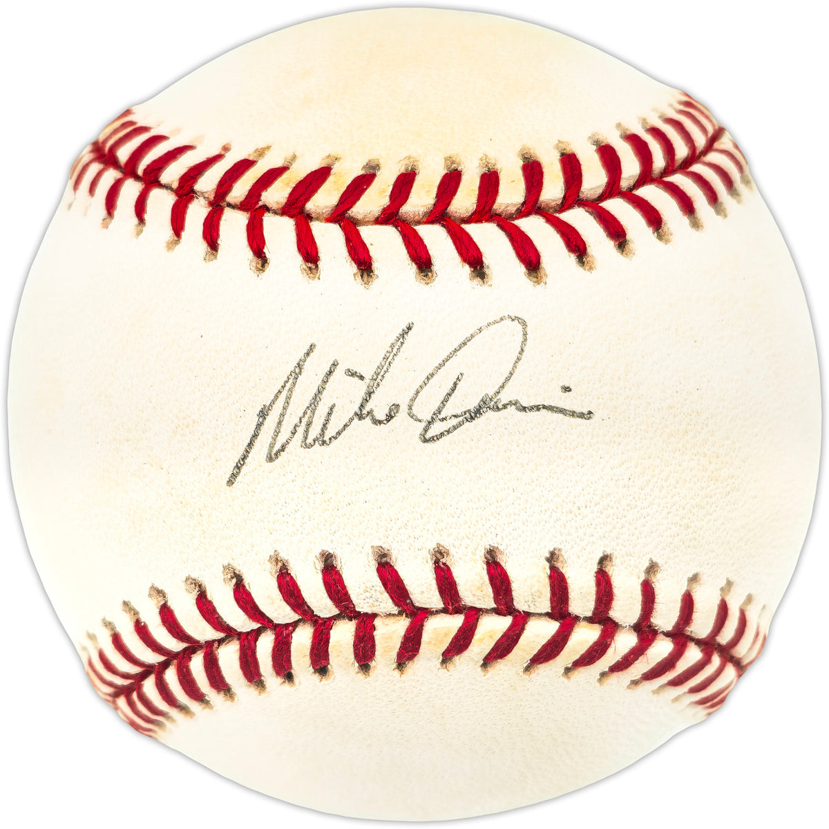 Mike Davis Autographed Official AL Baseball Oakland A's, Los Angeles Dodgers Beckett BAS QR #BR49772