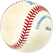 Mike Davis Autographed Official AL Baseball Oakland A's, Los Angeles Dodgers Beckett BAS QR #BR49772
