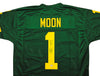Edmonton Eskimos Warren Moon Autographed Green Jersey "CHOF '01" PSA/DNA Stock #212665