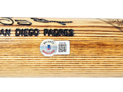 Tony Gwynn Autographed Blonde Louisville Slugger 3000th Hit Bat San Diego Padres #/3000 Beckett BAS QR Stock #212649