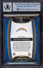 Justin Herbert Autographed 2020 Select Rookie Card #244 Los Angeles Chargers BGS 8.5 Auto Grade Near Mint/Mint 8 Beckett BAS #15469231