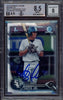 Fernando Tatis Jr. Autographed 2016 Bowman Chrome Prospects Rookie Card #BCP17 San Diego Padres BGS 8.5 Auto Grade Near Mint/Mint 8 Beckett BAS #15469234