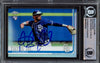 Fernando Tatis Jr. Autographed 2019 Topps Chrome Refractor Rookie Card #203 San Diego Padres (Bubbling) Beckett BAS #15470101