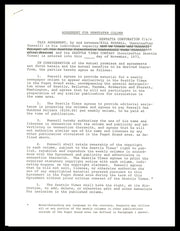 Bill Russell Autographed 1973-74 Newspaper Contract Boston Celtics Beckett BAS #AC74545