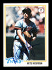 Pete Redfern Autographed 1978 Topps Card #81 Minnesota Twins SKU #213357