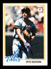 Pete Redfern Autographed 1978 Topps Card #81 Minnesota Twins SKU #213359