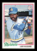 Larry Milbourne Autographed 1978 Topps Card #366 Seattle Mariners SKU #213474