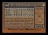 Larry Milbourne Autographed 1978 Topps Card #366 Seattle Mariners SKU #213475