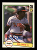 Rod Carew Autographed 1982 Donruss Card #216 California Angels SKU #213735