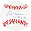 Rickey Henderson Autographed Official MLB Baseball Oakland A's, New York Yankees "HOF 2009" MLB Holo & Steiner Holo SKU #213877