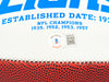 Sam LaPorta Autographed Detroit Lions White Logo Football Beckett BAS Witness Stock #225896