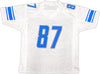 Detroit Lions Sam LaPorta Autographed White Jersey Beckett BAS Witness Stock #225900