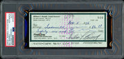 Bill Russell Autographed 3x6 Check Boston Celtics PSA/DNA Stock #239748