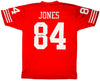 San Francisco 49ers Brent Jones Autographed Red Jersey PSA/DNA Stock #212449