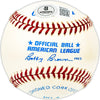 Jerry Bell Autographed Official AL Baseball Milwaukee Brewers Beckett BAS QR #BM25052