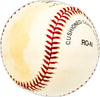 Stu Miller Autographed Official NL Baseball San Francisco Giants, Baltimore Orioles Beckett BAS QR #BM25059