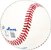 Carl Thomas Autographed Official MLB Baseball Cleveland Indians Beckett BAS QR #BM25120