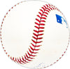 Carl Thomas Autographed Official MLB Baseball Cleveland Indians Beckett BAS QR #BM25120