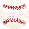 Ford "Moon" Mullen Autographed Official MLB Baseball Philadelphia Phillies "1944 Phillies" Beckett BAS QR #BM25122