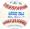 James Shag Thompson Autographed Official AL Baseball Philadelphia A's Beckett BAS QR #BM25150