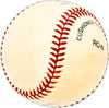 Carl Warwick Autographed Official NL Baseball St. Louis Cardinals Beckett BAS QR #BM25162
