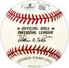 Gail Harris Autographed Official NL Baseball New York Giants Beckett BAS QR #BM25167