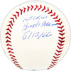 Don Dennis Autographed Official MLB Baseball St. Louis Cardinals "1st Win Busch Stadium 5/12/66" Beckett BAS QR #BM25259