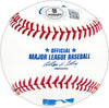 Fred Lasher Autographed Official MLB Baseball Detroit Tigers, Cleveland Indians Beckett BAS QR #BM25512