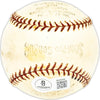 George O'Donnell Autographed Official Baseball Pittsburgh Pirates Beckett BAS QR #BM25559