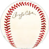 Lou Stringer Autographed Official NL Baseball Boston Red Sox, Chicago Cubs Beckett BAS QR #BM25644