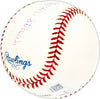 Al Milnar Autographed Official MLB Baseball Cleveland Indians "Final Out on DiMaggio's Streak 7-16-41" Beckett BAS QR #BM25655