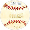 Stan Hack Autographed Official J. DeBeer & Son Baseball Chicago Cubs Beckett BAS QR #BM25672