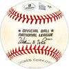 Mike Ryan Autographed Official NL Baseball Boston Red Sox, Philadelphia Phillies Beckett BAS QR #BM25695