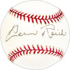 Herm Reich Autographed Official MLB Baseball Chicago Cubs Beckett BAS QR #BM25696