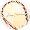 Sam Calderone Autographed Official NL Baseball NY Giants, Milwaukee Braves Beckett BAS QR #BM25730