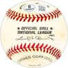 Mark Lemongello Autographed Official NL Baseball Astros, Blue Jays Beckett BAS QR #BM25817