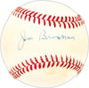 Jim Brosnan Autographed Official AL Baseball Cincinnati Reds, Chicago Cubs Beckett BAS QR #BM25843