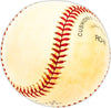 Harry Eisenstat Autographed Official NL Baseball Los Angeles Dodgers, Detroit Tigers Beckett BAS QR #BM25317