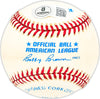 Bob Grim Autographed Official AL Baseball New York Yankees "ROY 1954" Beckett BAS QR #BM25322