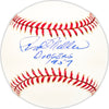 Rod Miller Autographed Official NL Baseball Brooklyn Dodgers "Dodgers 1957" Beckett BAS QR #BM25330