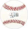 John Johnny Schaive Autographed Official Spalding Baseball Washington Senators Beckett BAS QR #BM25394