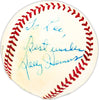 Solly Hemus Autographed Official Feeney NL Baseball St. Louis Cardinals "To Leo" Beckett BAS QR #BM25434