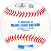 Larry Haney Autographed Official MLB Baseball Baltimore Orioles "66 WS Champs" Beckett BAS QR #BM25444