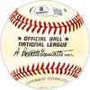 Bill Jurges Autographed Official NL Baseball Chicago Cubs "Best Wishes" Beckett BAS QR #BM25471
