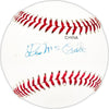 Les McCrabb Autographed Official League Baseball Philadelphia A's Beckett BAS QR #BM25007